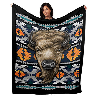 50" x 60" Buffalo Plush Minky Blanket