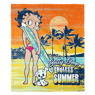 50" x 60" Betty Endless Summer Plush Minky Blanket