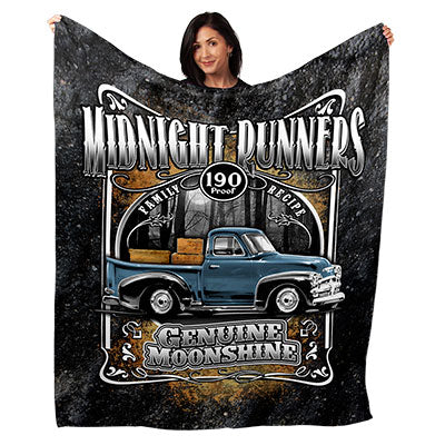 50" x 60" Midnight Runners Plush Minky Blanket