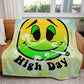 50" x 60" Have a High Day Plush Minky Blanket