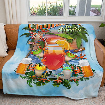 50" x 60" Chillaxin Plush Minky Blanket