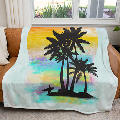 50" x 60" Color of Summer Plush Minky Blanket