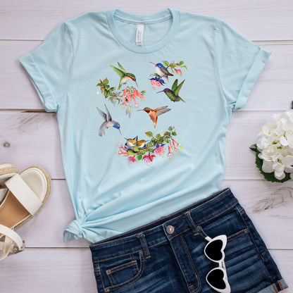 Springtime T-Shirt, Hummingbirds of North America Tee