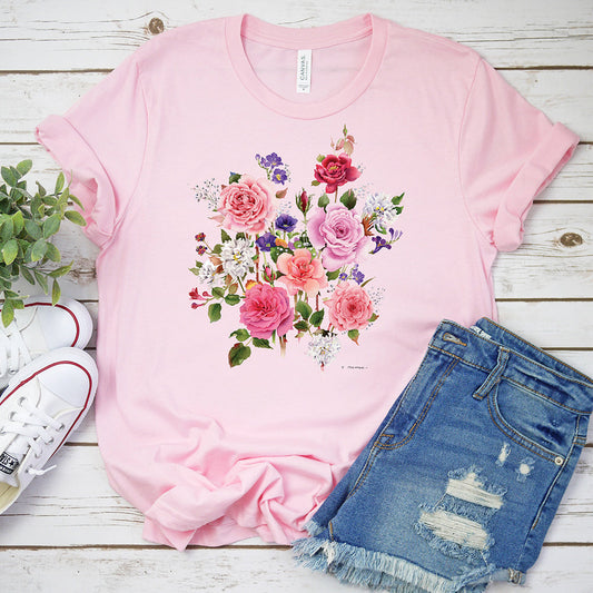 Springtime T-Shirt, Rosa Tee