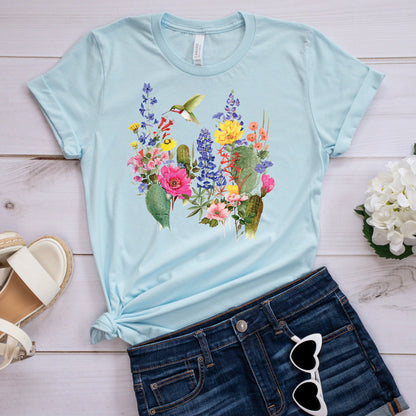 Springtime T-Shirt, Hummers Desert Bloom Tee