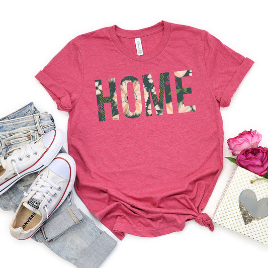Home Sweet Home T-Shirt Floral Home Tee