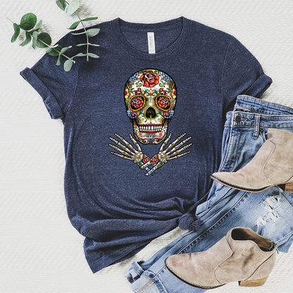 Day of The Dead T-Shirt, Sugar Skull Tee