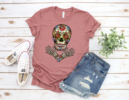 Day of The Dead T-Shirt, Sugar Skull Tee