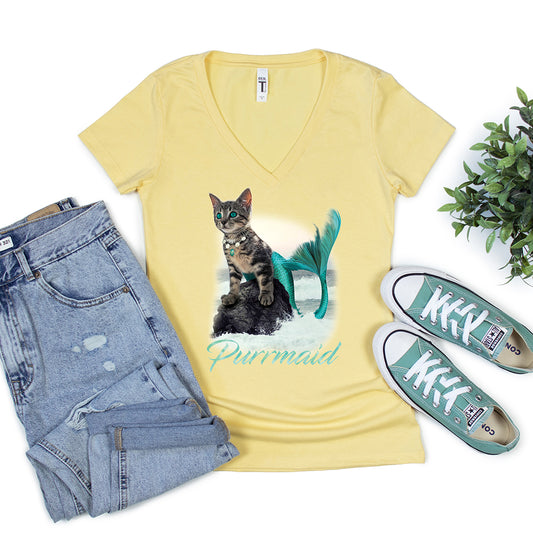 Cat T-Shirt, Purrmaid Tee