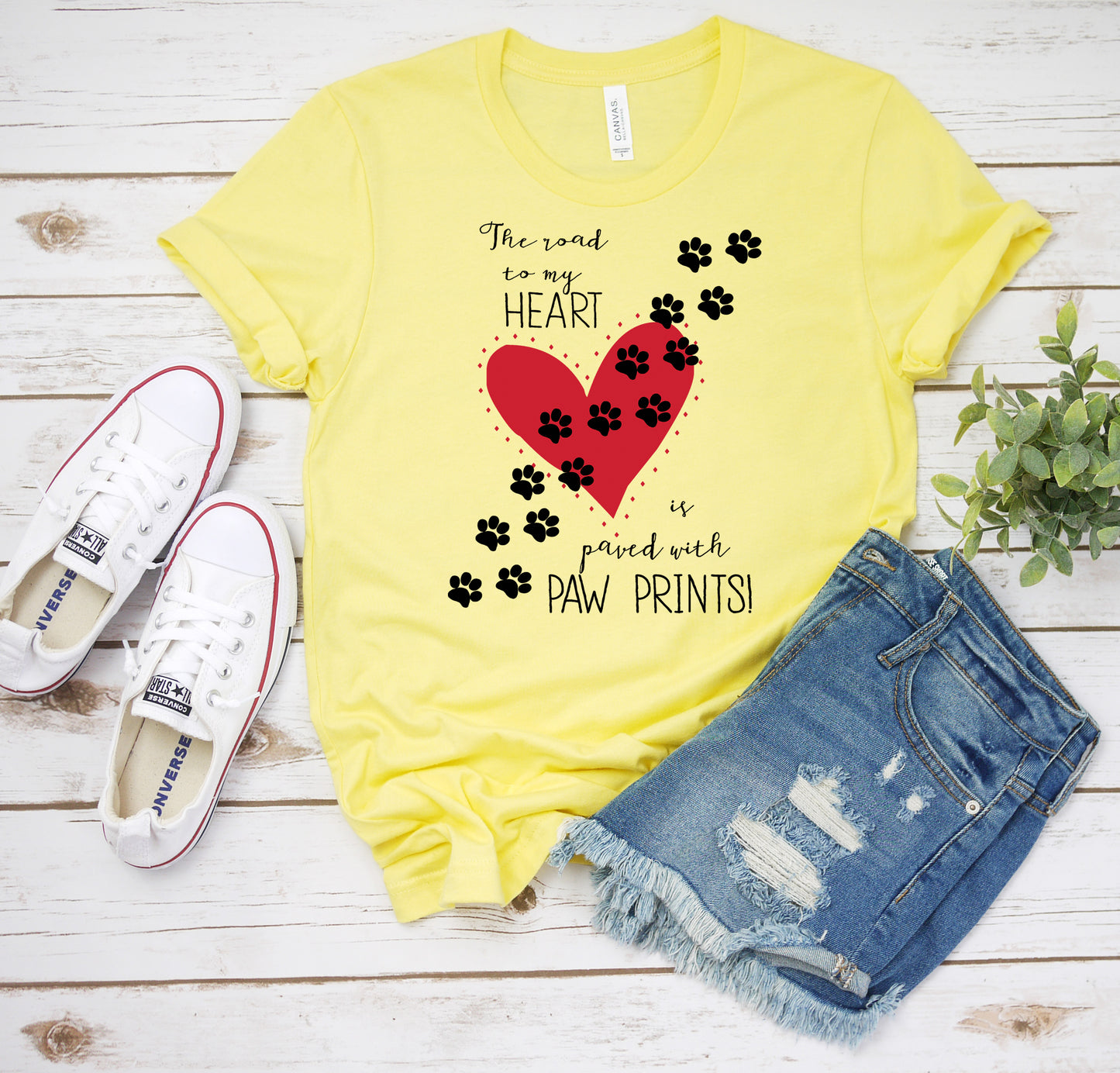 Pets T-Shirt, Paw Prints Tee