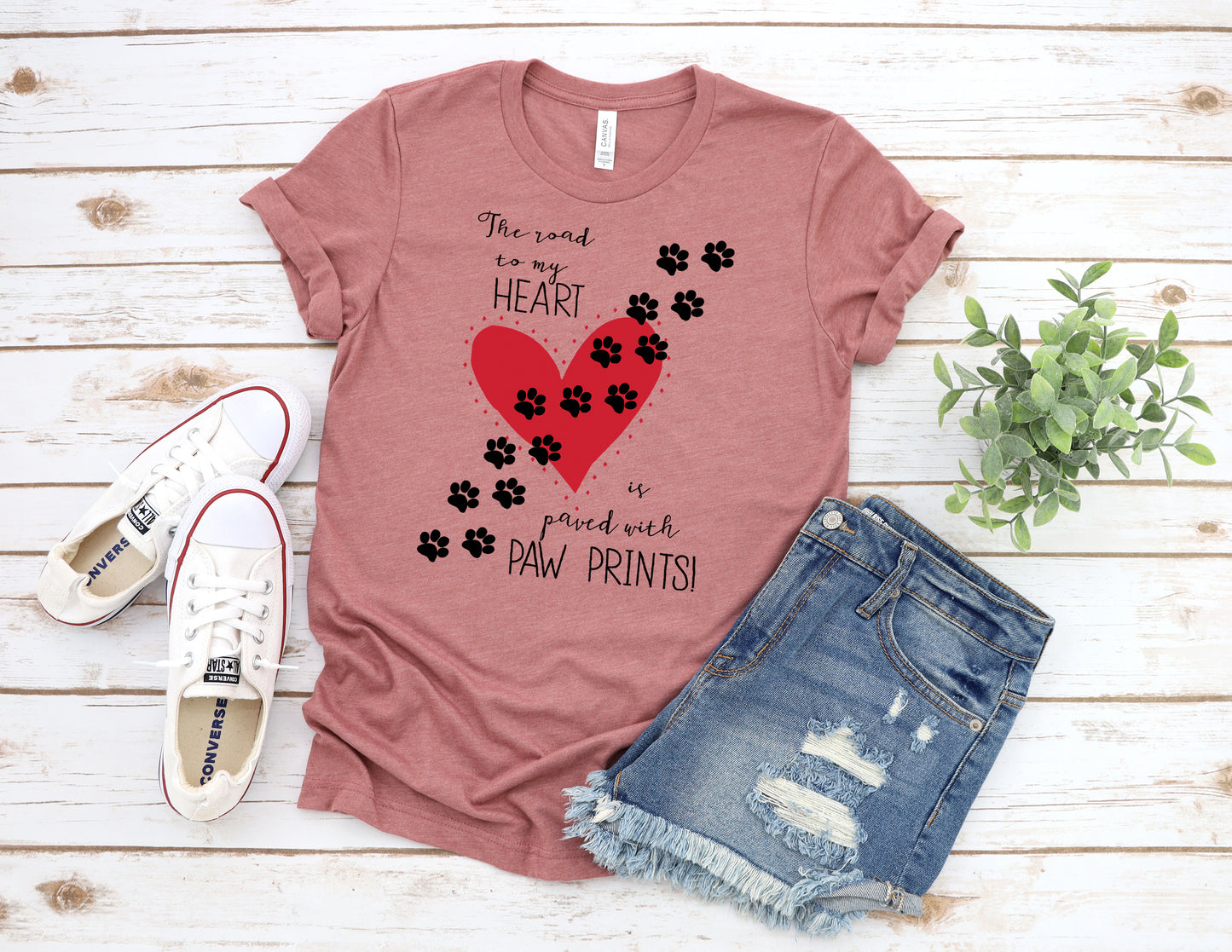 Pets T-Shirt, Paw Prints Tee