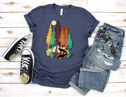 Nature T-Shirt, Forest Fox Tee