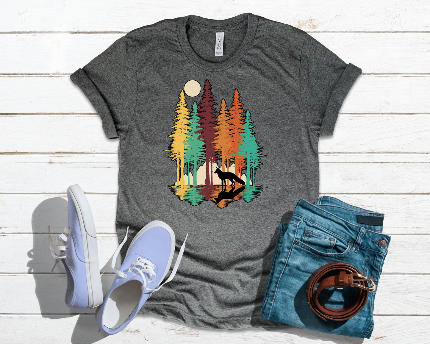 Nature T-Shirt, Forest Fox Tee