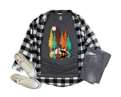 Nature T-Shirt, Forest Fox Tee