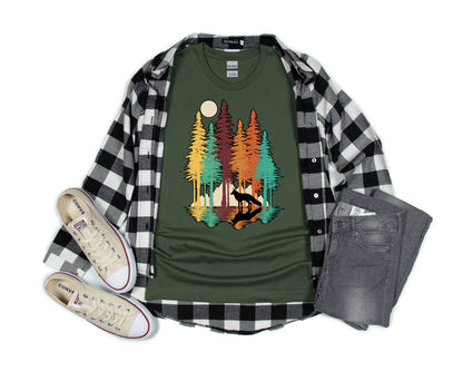 Nature T-Shirt, Forest Fox Tee