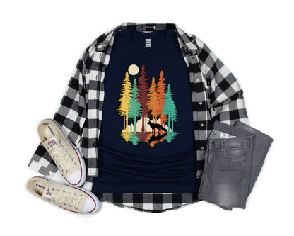 Nature T-Shirt, Forest Fox Tee