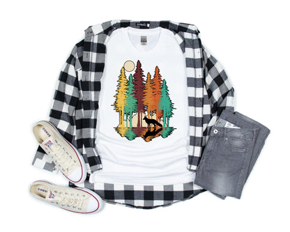 Nature T-Shirt, Forest Fox Tee