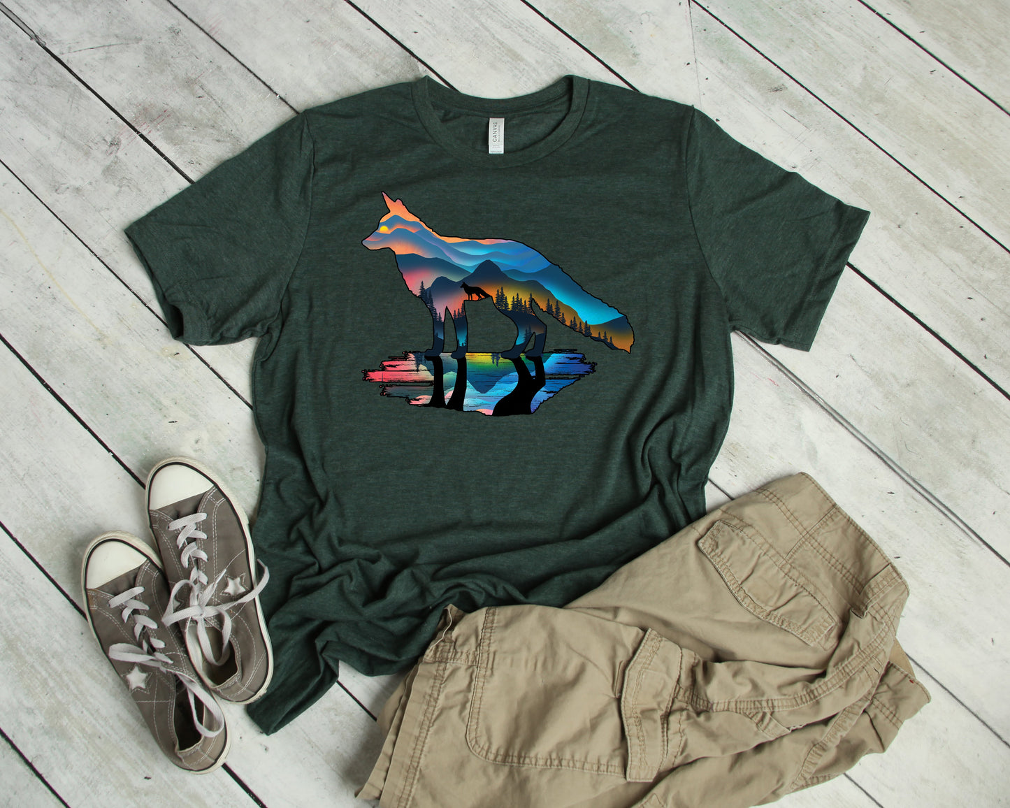 Nature T-Shirt, Mountain Fox Tee