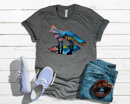 Nature T-Shirt, Mountain Fox Tee