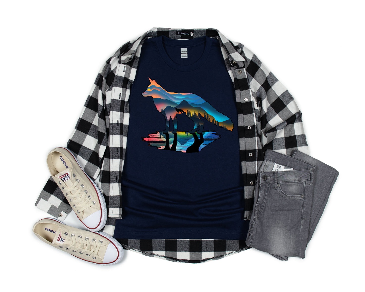 Nature T-Shirt, Mountain Fox Tee