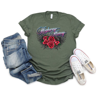 Biker T-Shirt, Highway Honey Tee