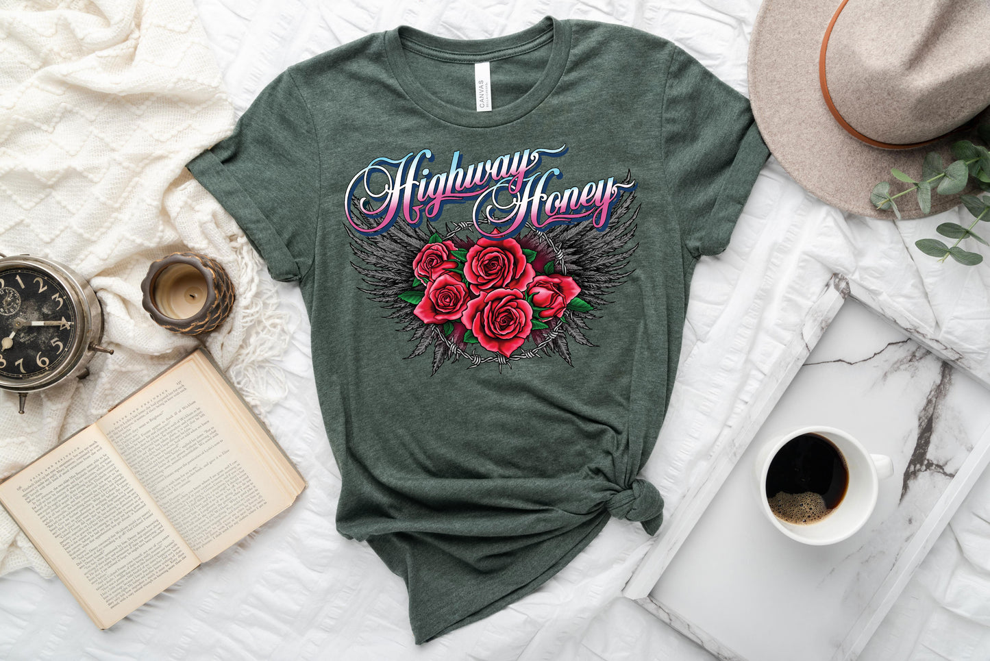 Biker T-Shirt, Highway Honey Tee