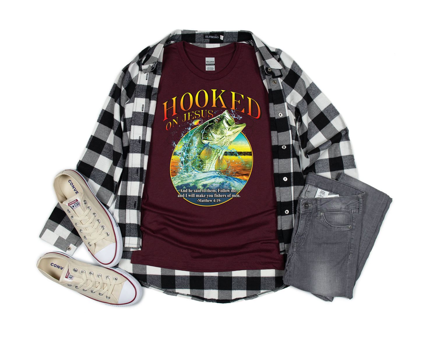 Hooked On Jesus T-Shirt