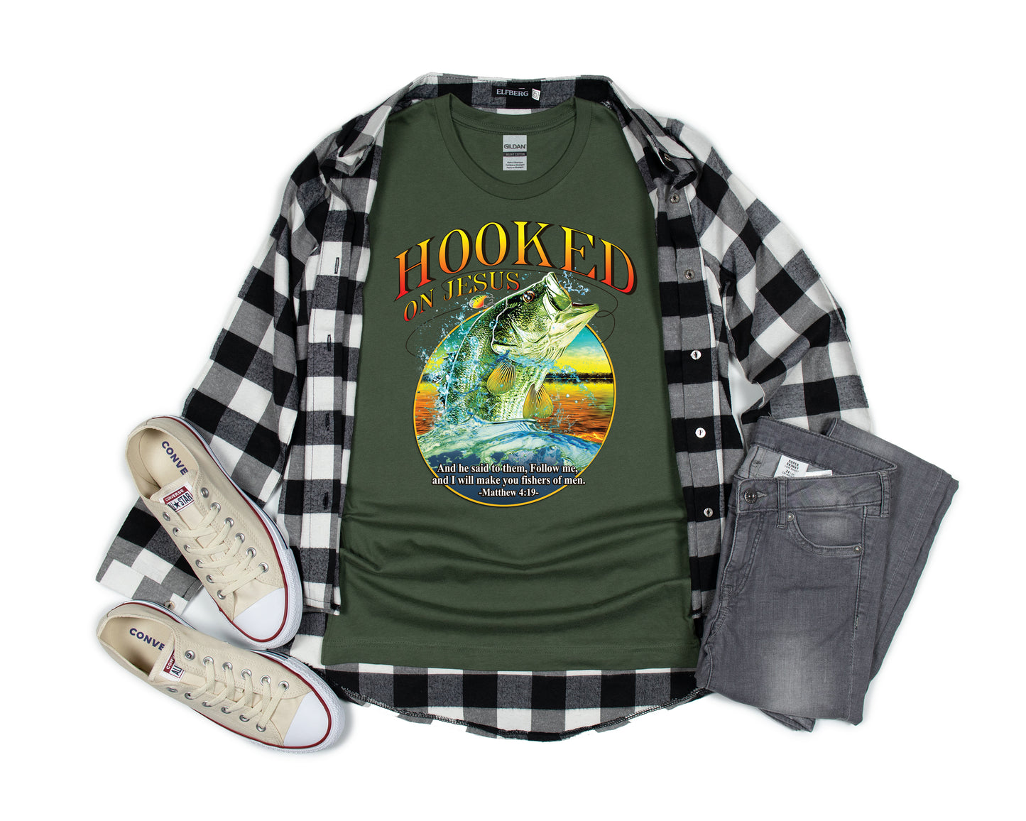 Hooked On Jesus T-Shirt