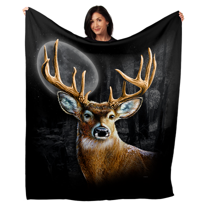 WhiteTail Wilderness 50" x 60" Fleece Blanket