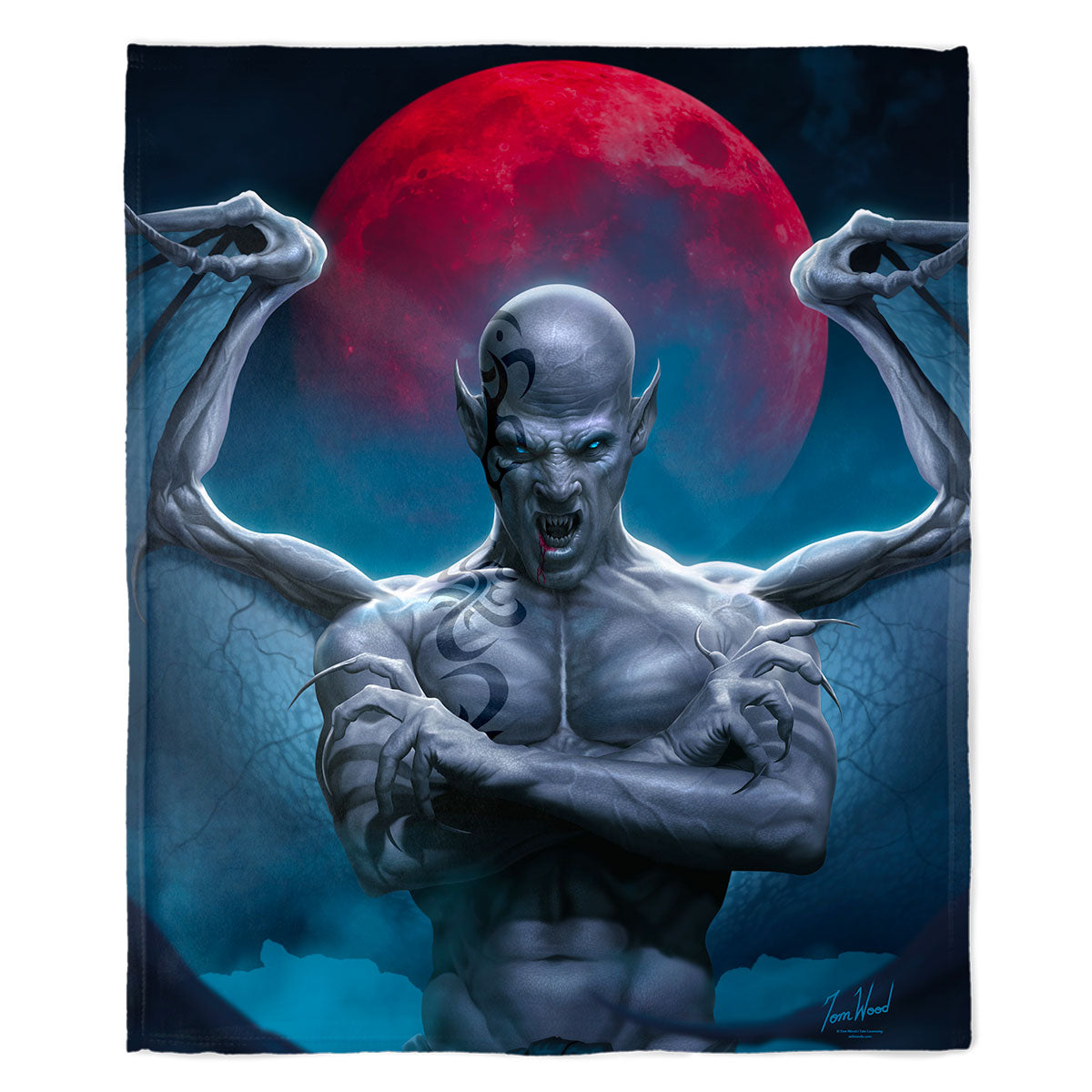 Blood Moon 50" x 60" Fleece Blanket