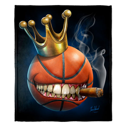 King Of BasketBall 50" x 60" Fleece Blanket