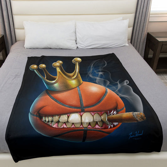 King Of BasketBall 50" x 60" Fleece Blanket