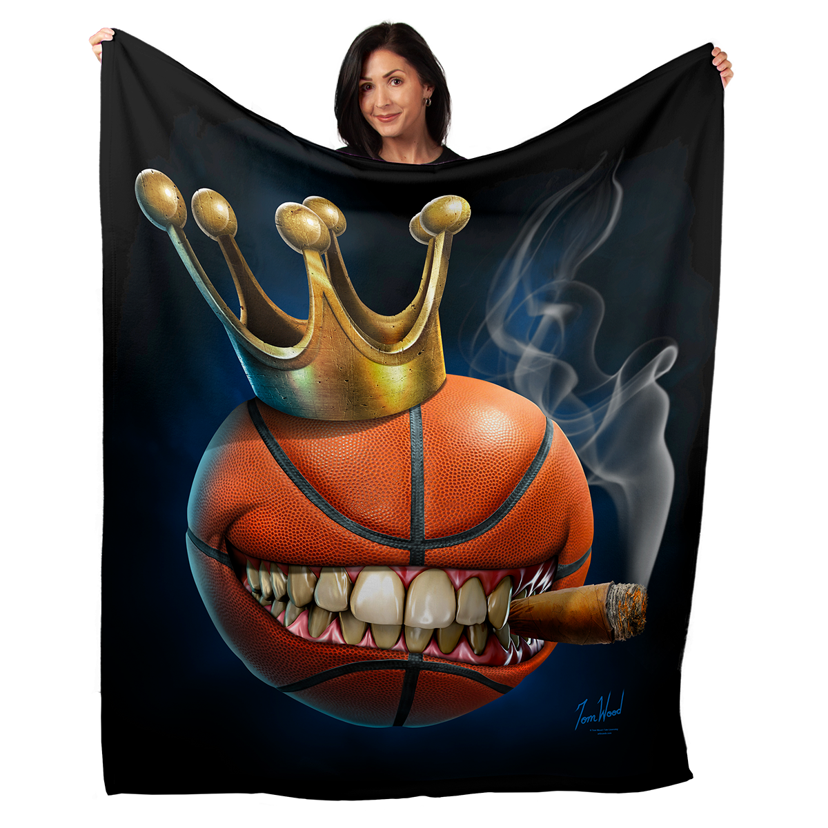 King Of BasketBall 50" x 60" Fleece Blanket