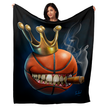 King Of BasketBall 50" x 60" Fleece Blanket