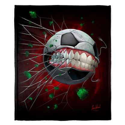 Monster Soccerball 50" x 60" Fleece Blanket