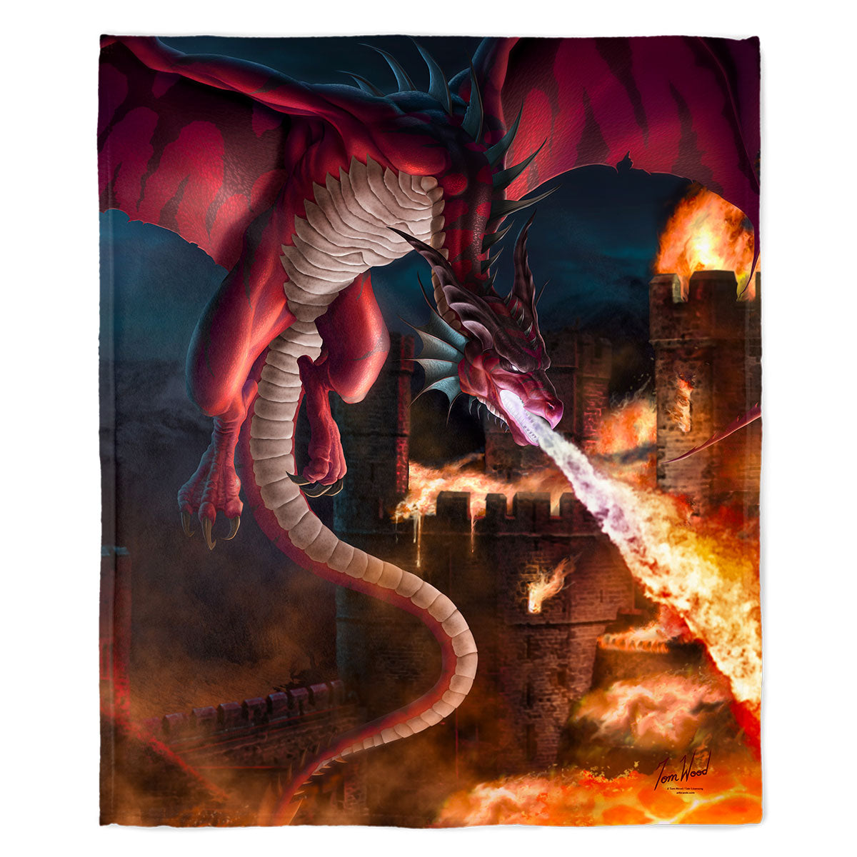 Incineration 50" x 60" Fleece Blanket