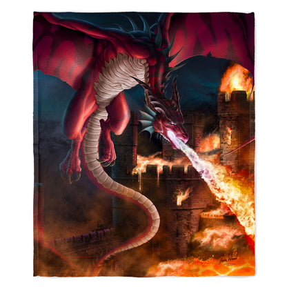 Incineration 50" x 60" Fleece Blanket