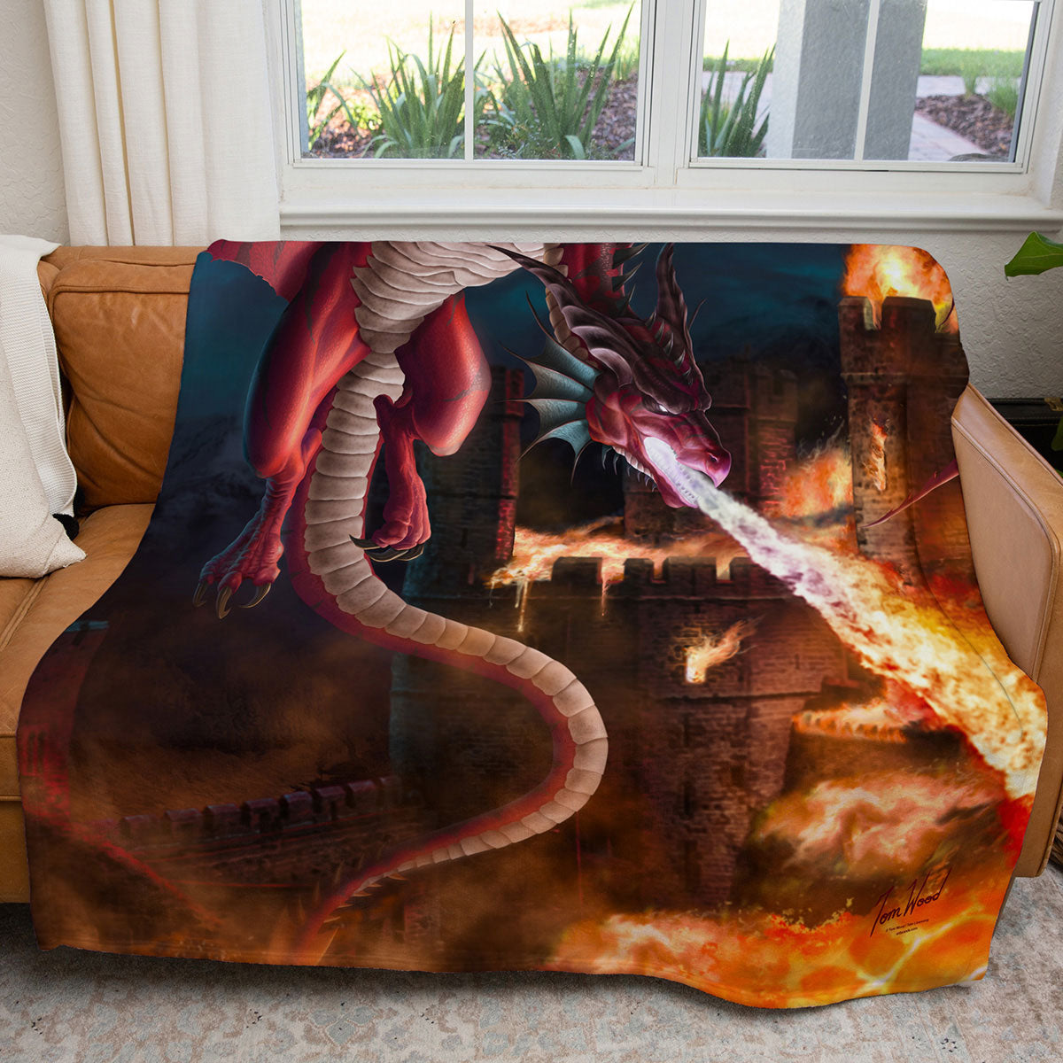 Incineration 50" x 60" Fleece Blanket