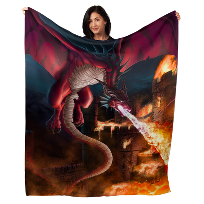 Incineration 50" x 60" Fleece Blanket