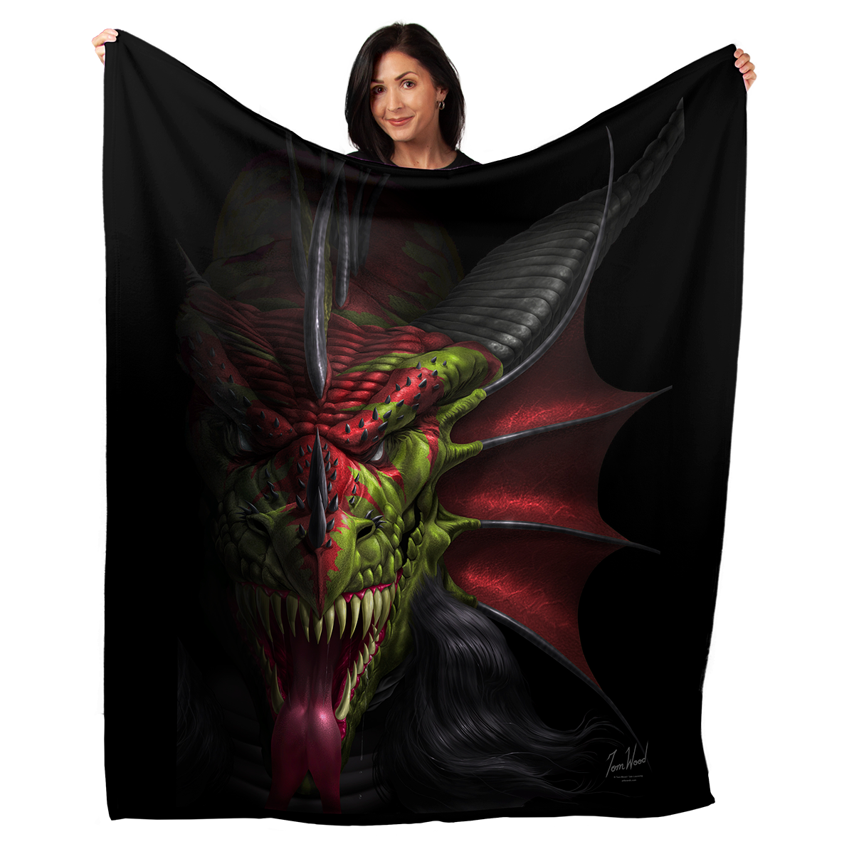 Lair Of Shadows 50" x 60" Fleece Blanket