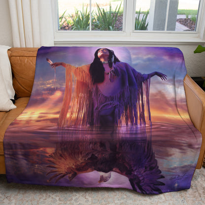 Eagle Spirit 50" x 60" Fleece Blanket