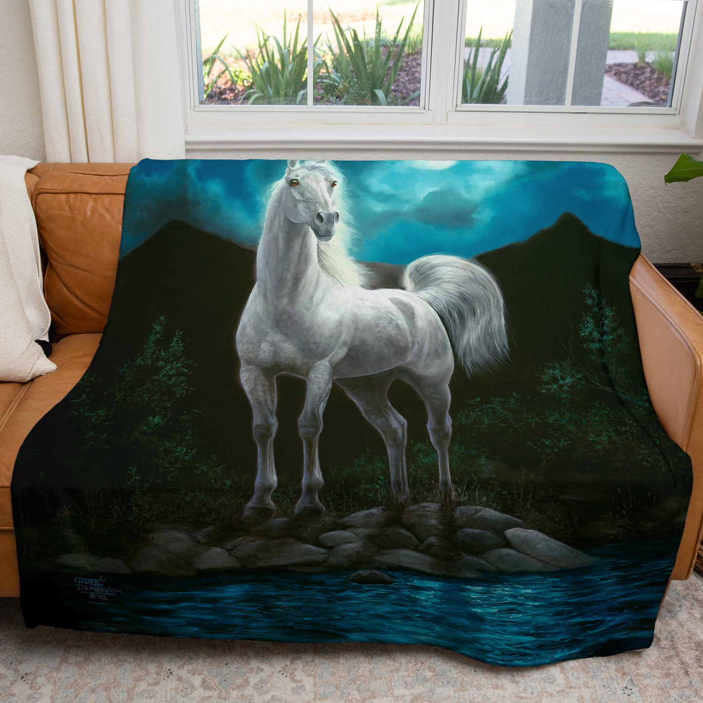 Moonlight 50" x 60" Fleece Blanket