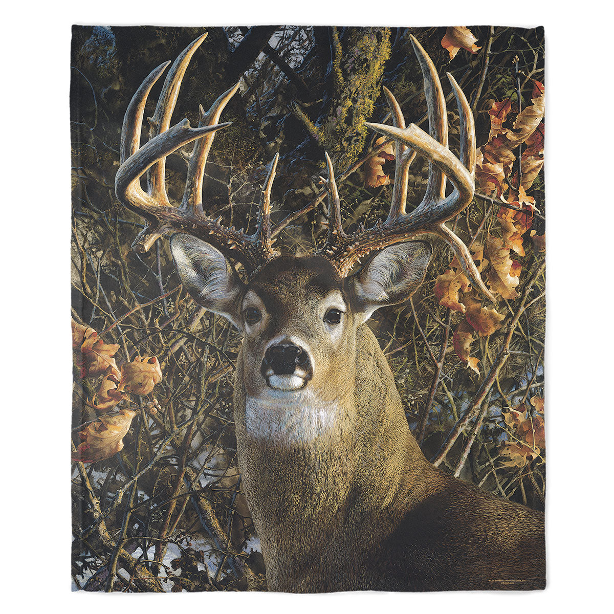 An Autumn Gentleman 50" x 60" Fleece Blanket