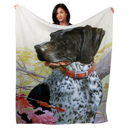 German Shorthair 50" x 60" Fleece Blanket