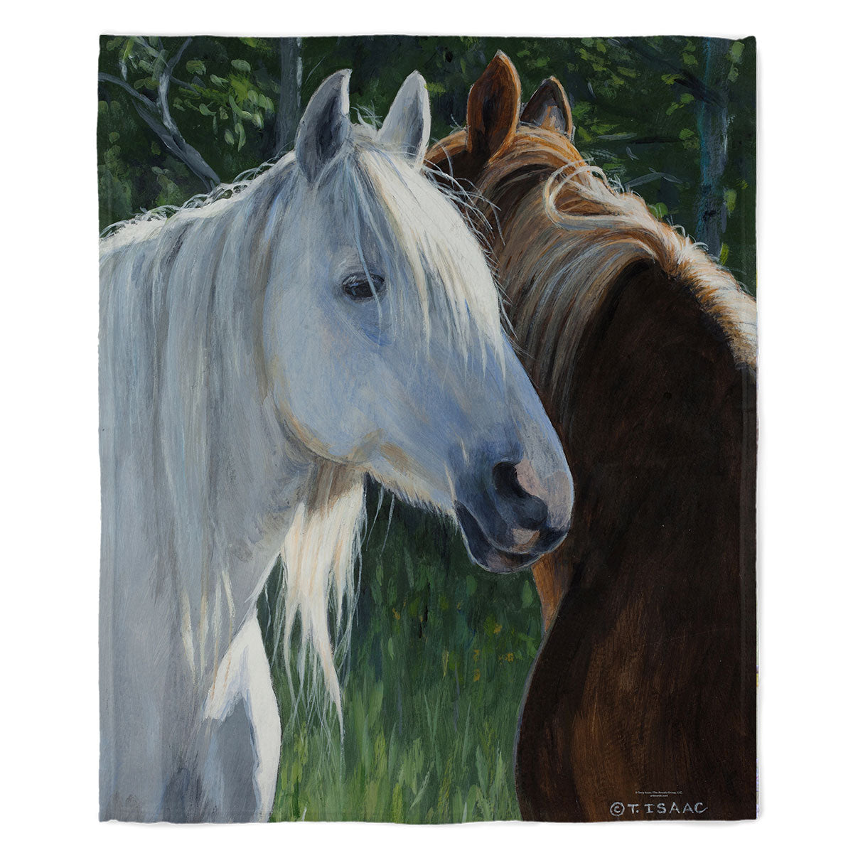 Horse Whispering 50" x 60" Fleece Blanket