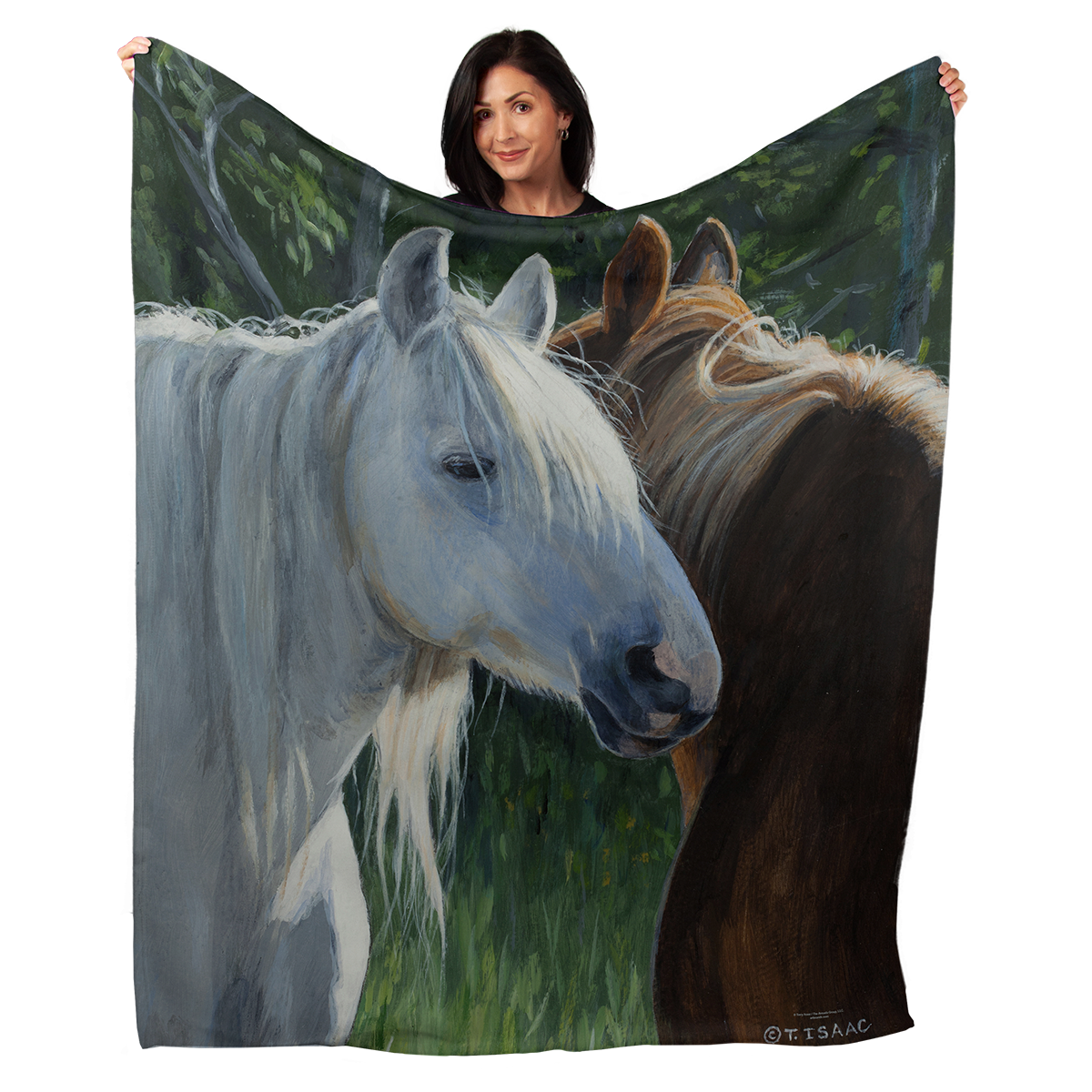 Horse Whispering 50" x 60" Fleece Blanket