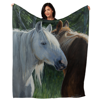 Horse Whispering 50" x 60" Fleece Blanket