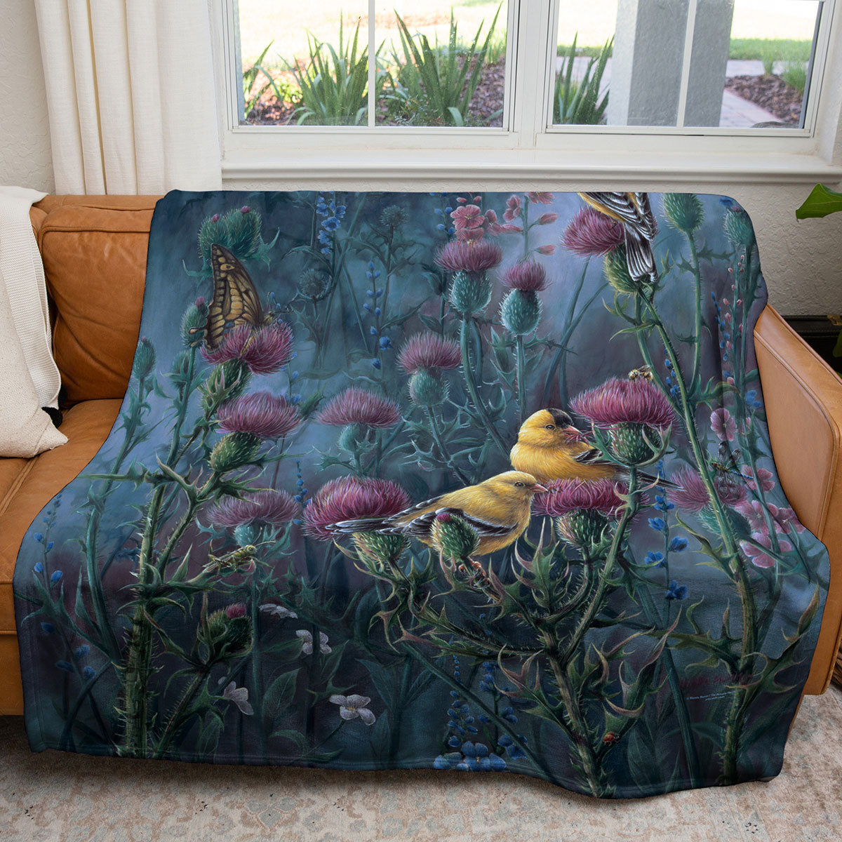 Wings of Gold 50" x 60" Fleece Blanket