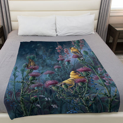 Wings of Gold 50" x 60" Fleece Blanket