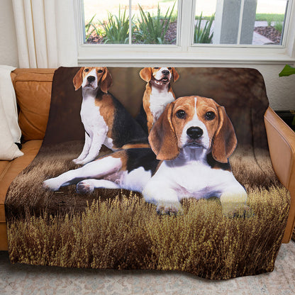 Beagle 50" x 60" Fleece Blanket